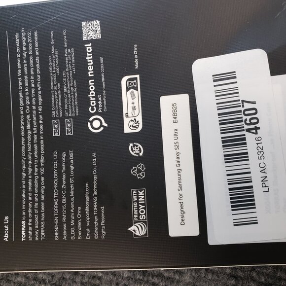 TORRAS Strong Shockproof Seamless Samsung Galaxy S25 Ultra Crystal Clear - Picture 7 of 13